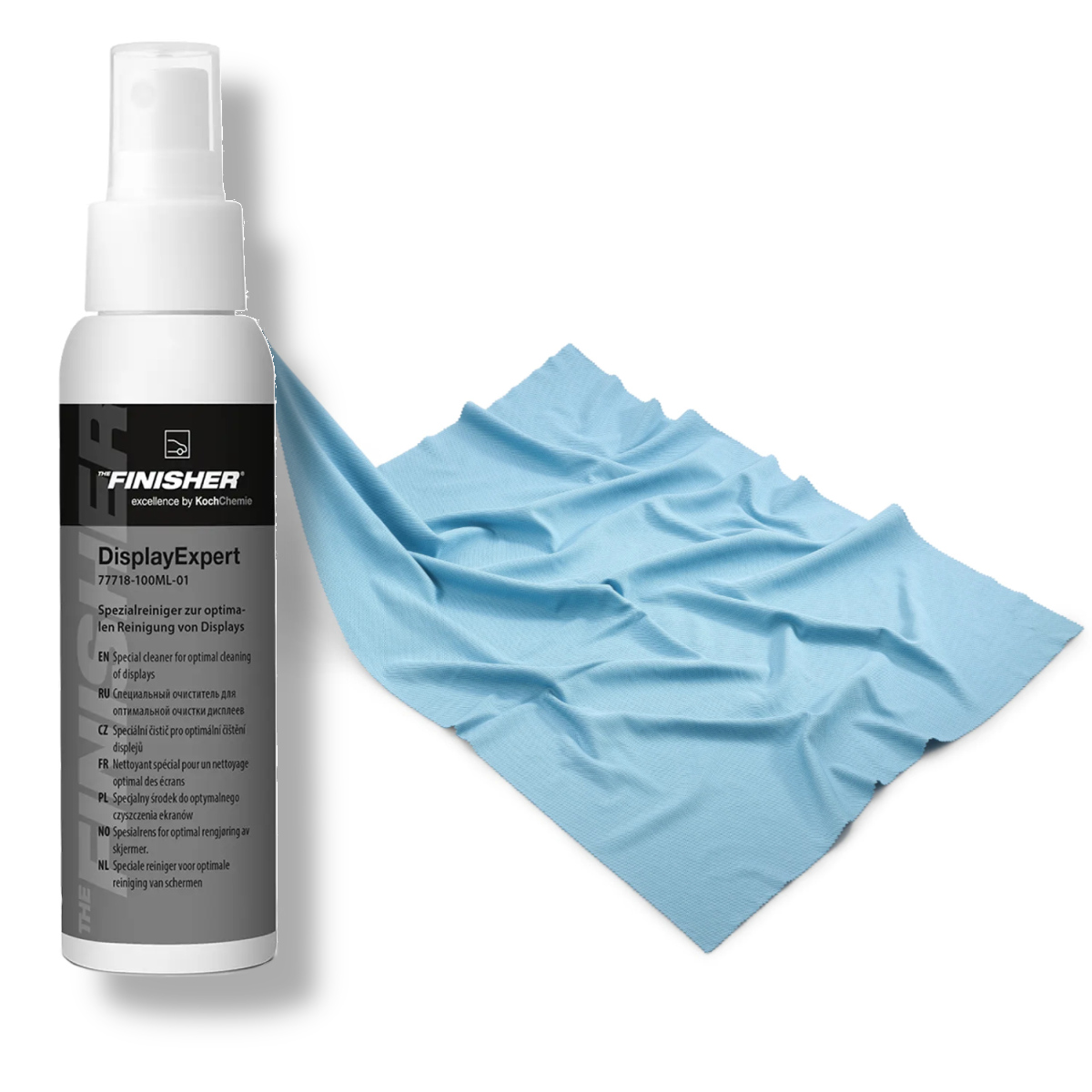 THE FINISHER DisplayExpert Set - Bildschirmreiniger + Glastuch