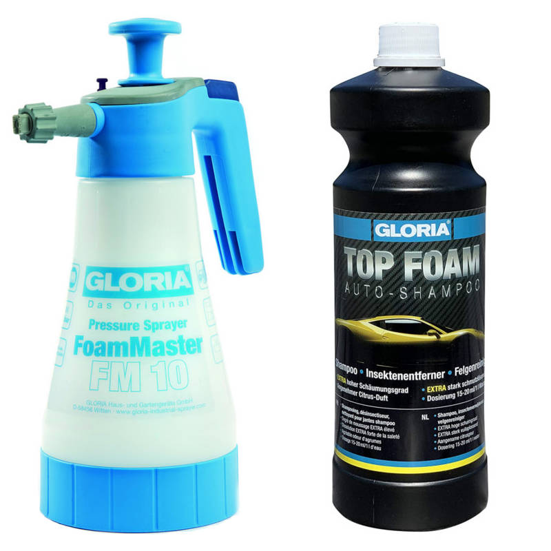 Gloria Snow Foam Set - FM10 + Top Foam Autoshampoo 1L