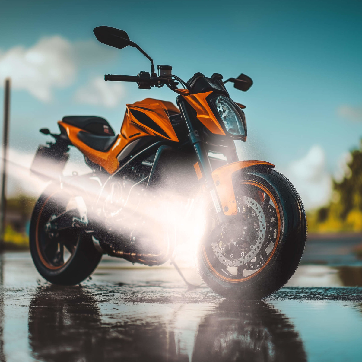 Tuga Chemie Bikers Felgenteufel Motorrad Motorradreiniger Set Groß