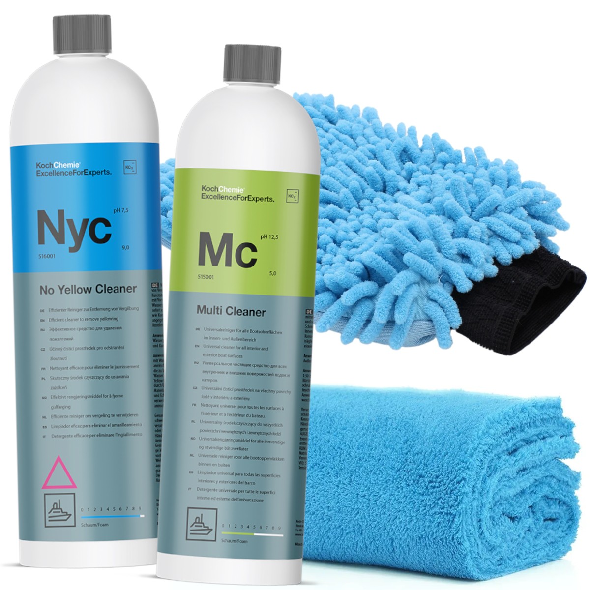 Koch Chemie Bootspflege Reinigungs Set mit Zubehör