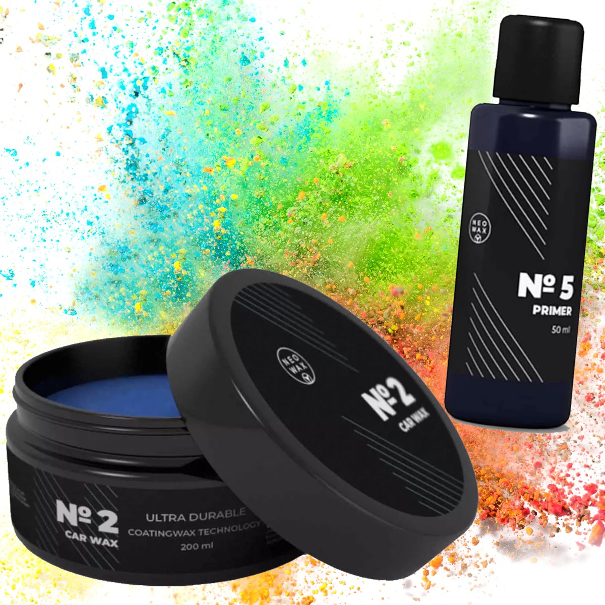 NEOWAX Car Wax No. 2 + No.5 Exclusive Set  - Primer & Wax