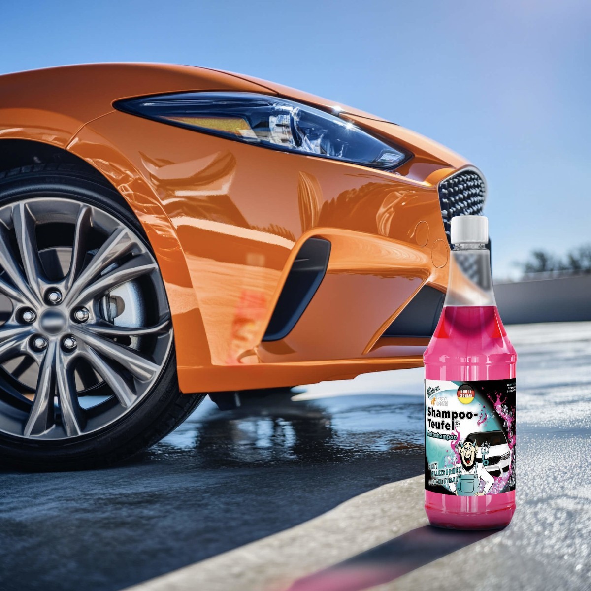 Tuga Chemie Insekten und Autoshampoo Teufel Set 2x1L