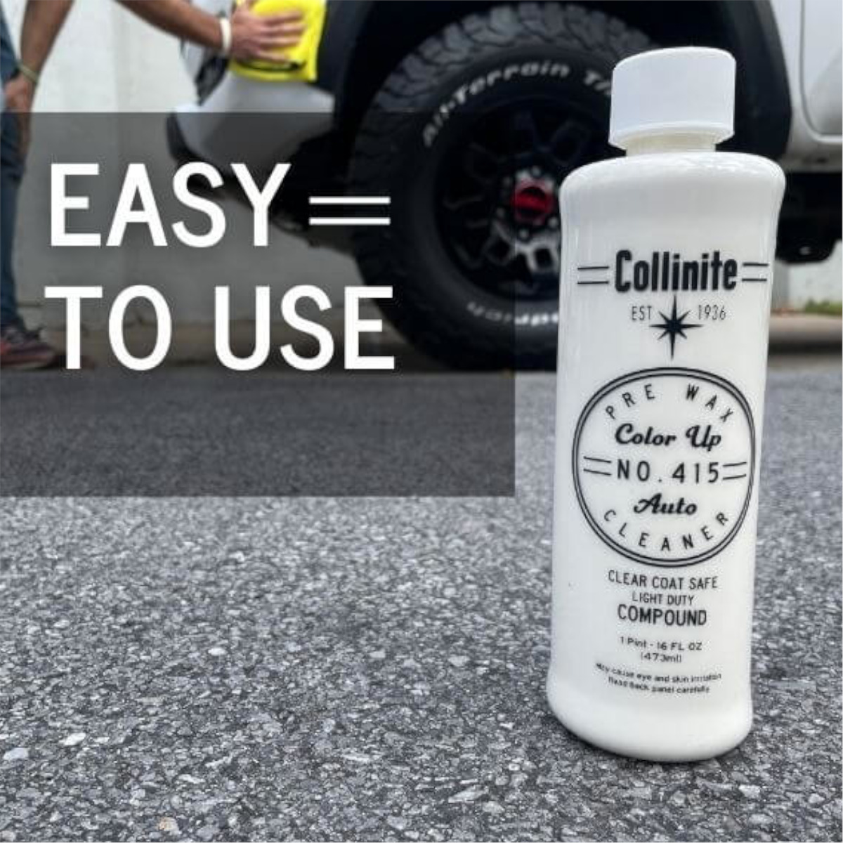 COLLINITE No 415 Color-Up Cleaner Paste Set - Lackreiniger 473ml