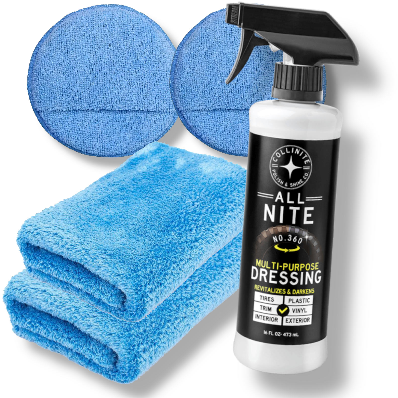 COLLINITE No 360 All Nite Tire und Trim Dressing Pflegeset