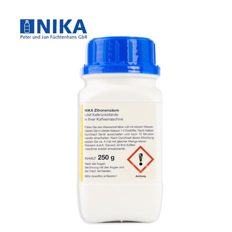 NIKA Pulver R164 Entkalker für Geschirrspüler und Kaffeemaschinen 250g