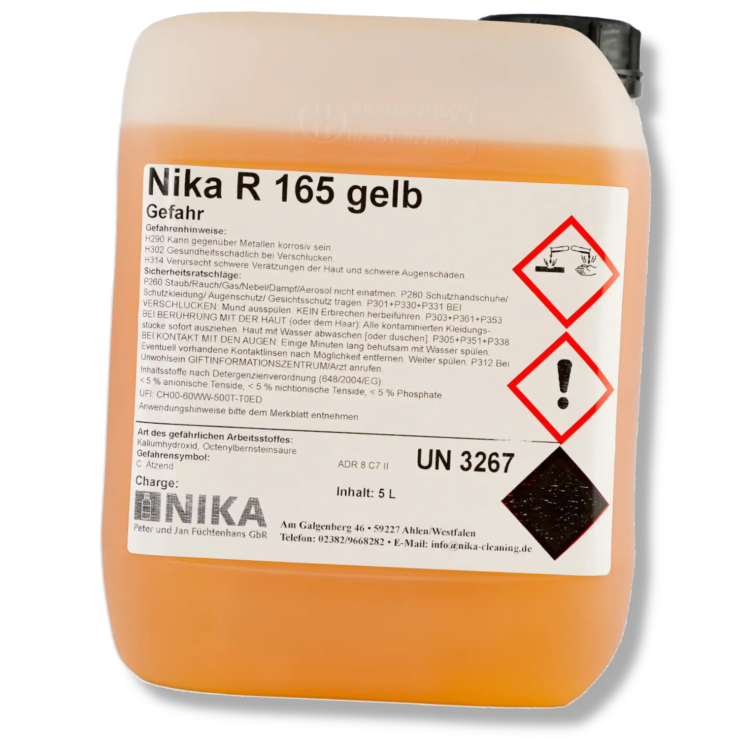 NIKA R165 Maschinen Pfleger | Speziell für Geschirrspüler 5L