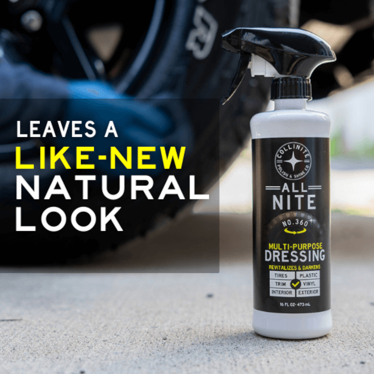 COLLINITE No 360 All Nite Tire und Trim Dressing Pflegeset