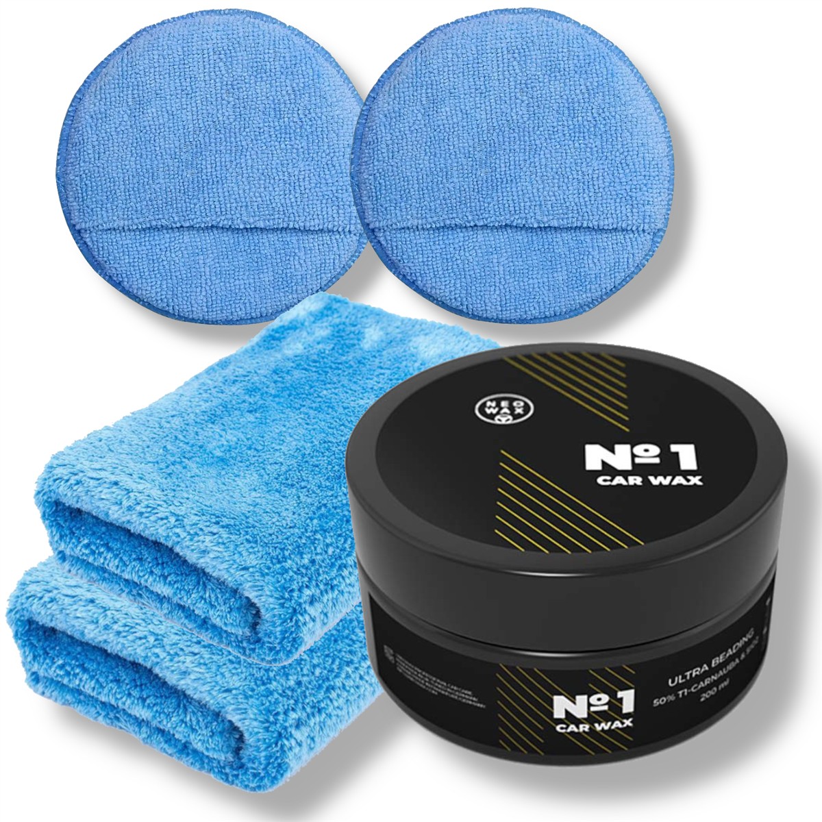 NEOWAX No.1 Premium Carnaubawachs Versiegelungs Set