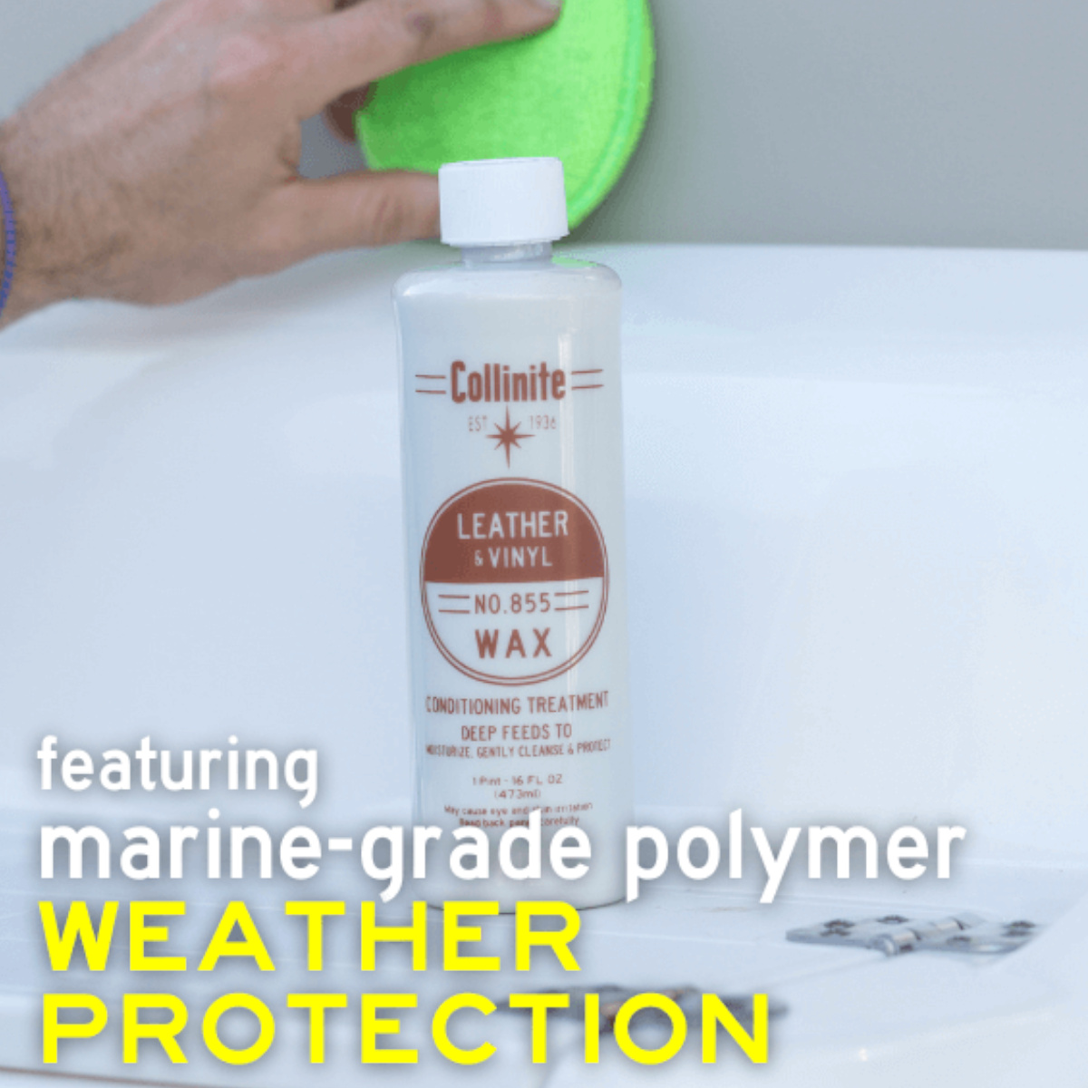 COLLINITE No 855 Leather and Vinyl Wax Lederpflege Set