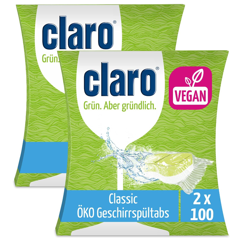 claro Öko Classic Tabs Spülmaschinentabs XXL 200Stk