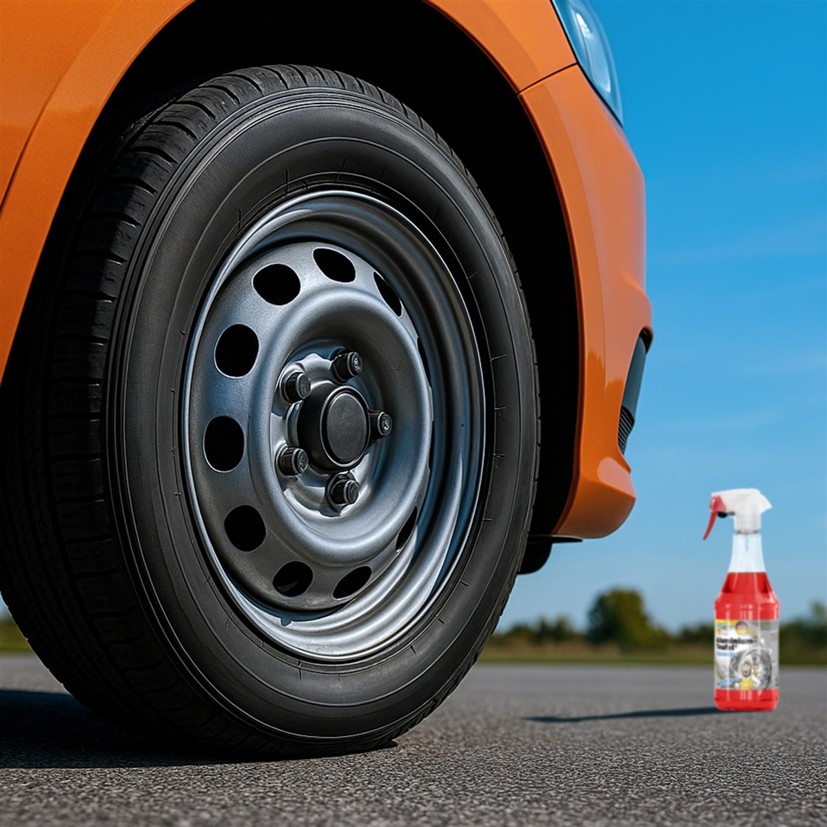 Tuga Chemie Felgenreiniger Set - stark | Alu Teufel Rot + Felgenbürste