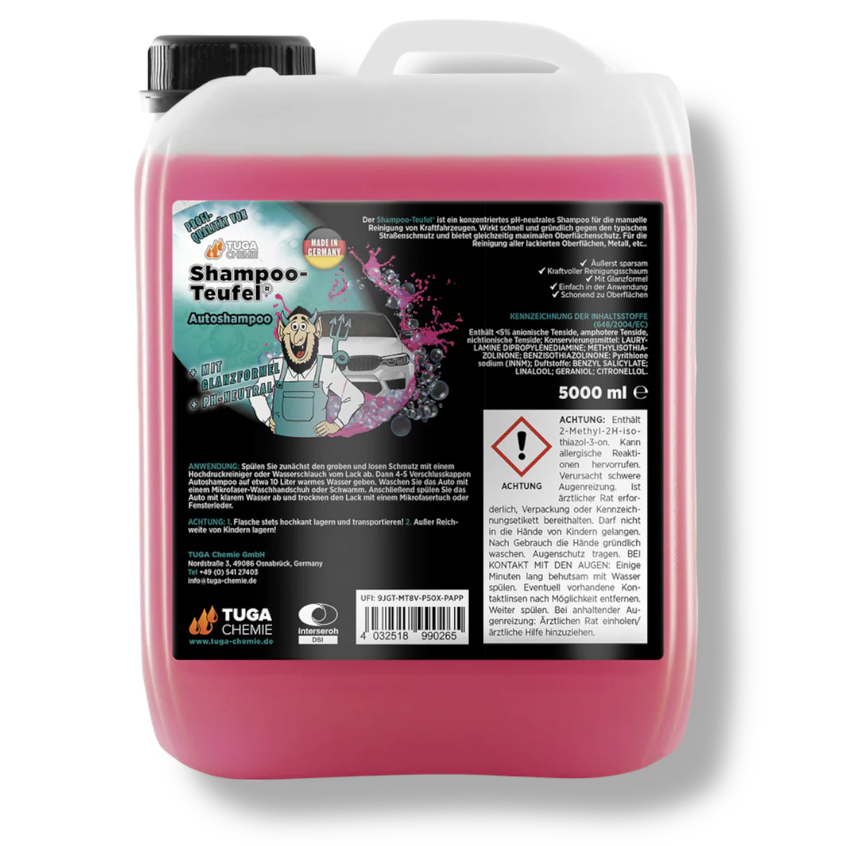 Tuga Chemie Shampoo Teufel Autoshampoo 5L