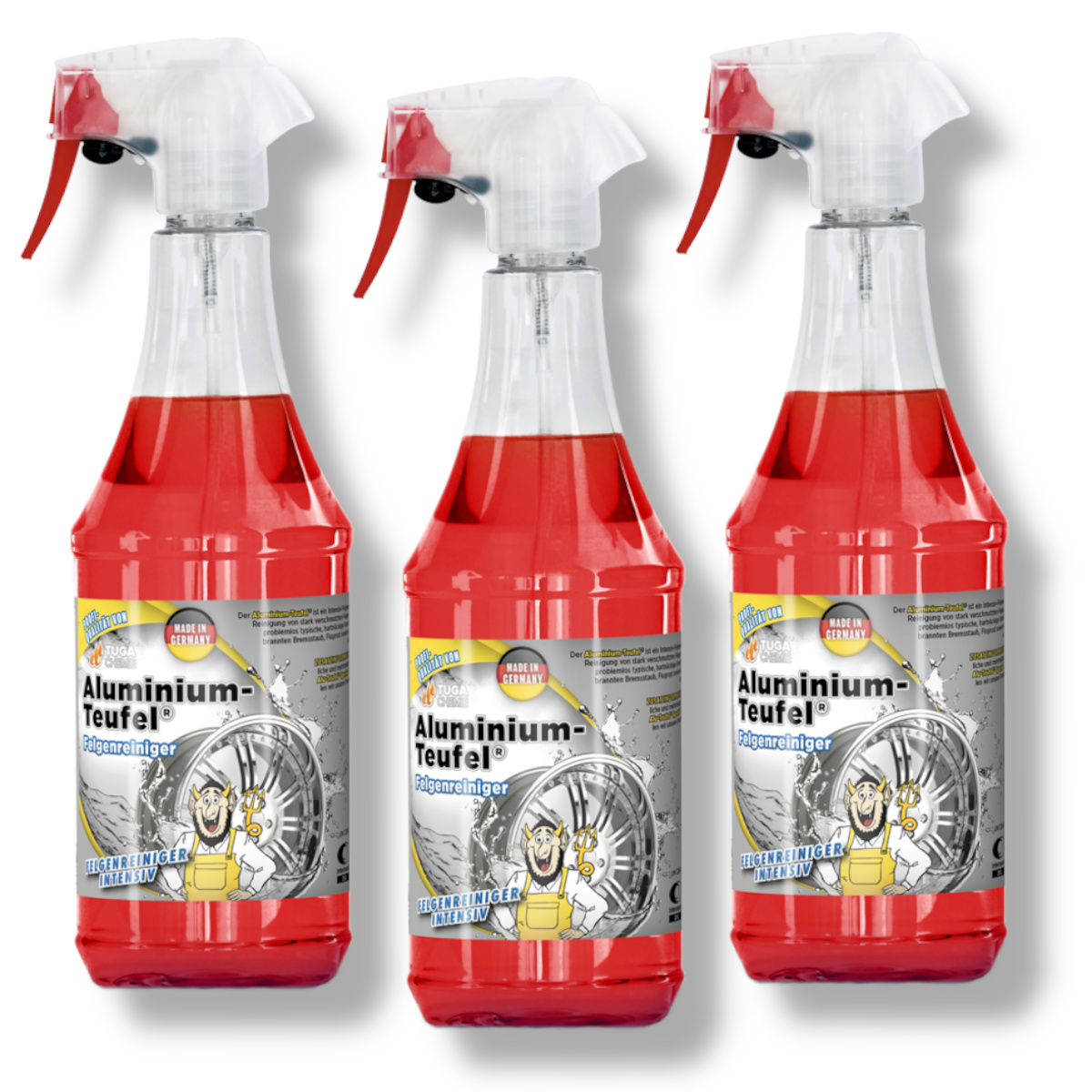 Tuga Chemie Aluminium Teufel Intensiv Felgenreiniger 3er Set 1L